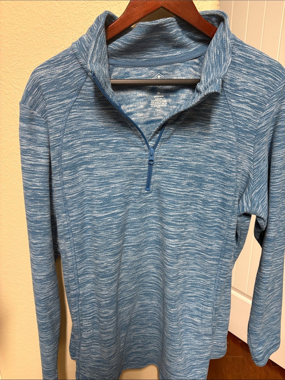 St. John's Bay Blue Marled Crewneck Sweater